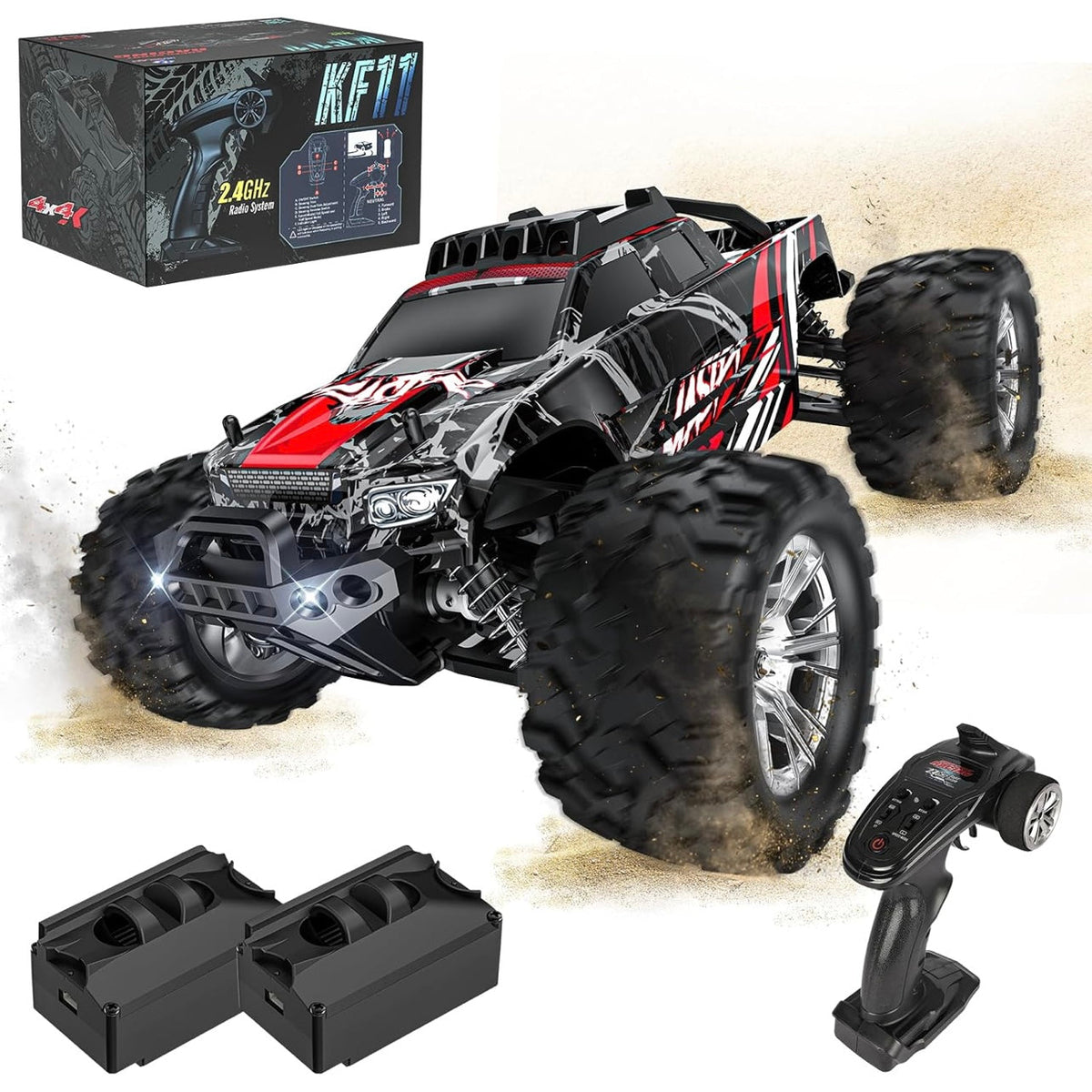 1:16 RC Monster Truck – 60KM/H | 4WD High-Speed Beast