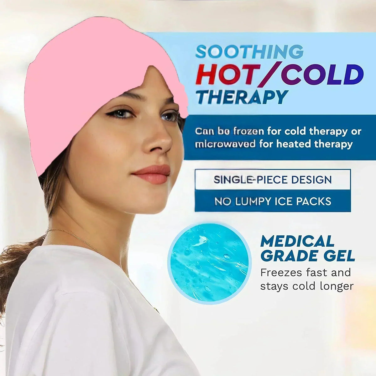 Migraine Ice Head Cap - Headache Relief