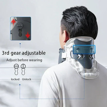 Ergonomic Neck Stretcher Adjustable Cervical Traction Device Neck